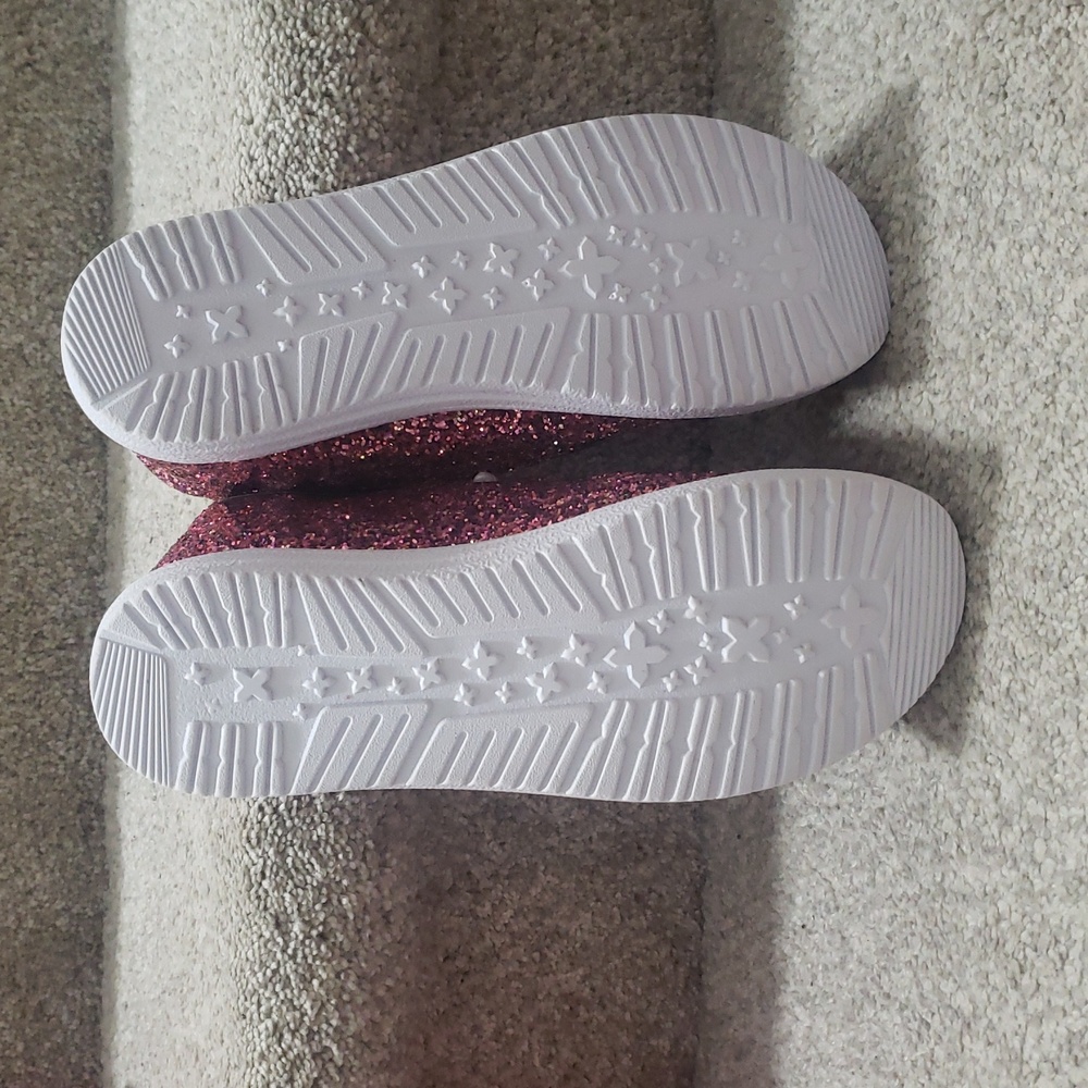 Maroon glitter shoes NIB Size 8 Only - Picture 7 of 10